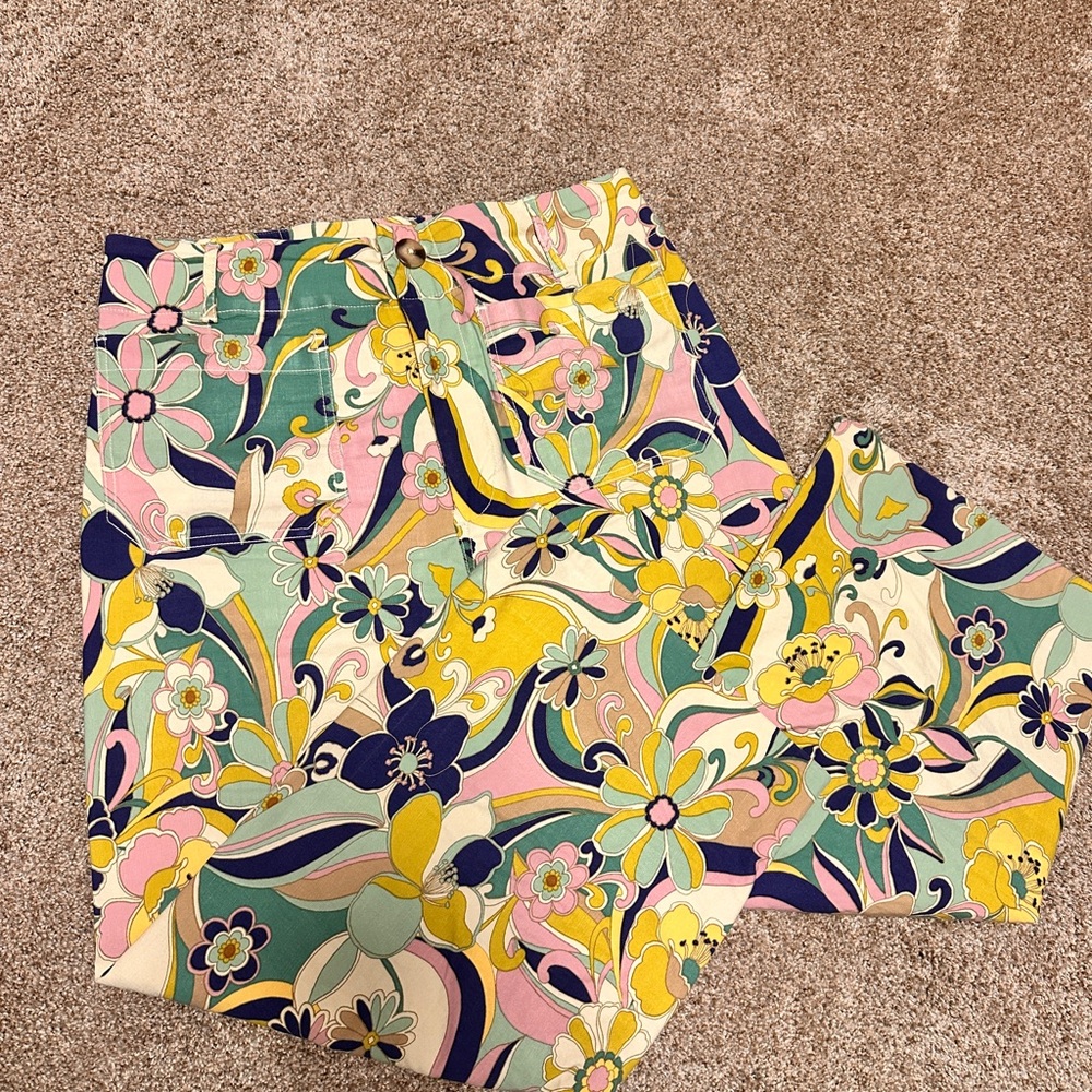 Anthropologie Maeve EUC Multicolor Wide-Leg Colette - Picture 2 of 6